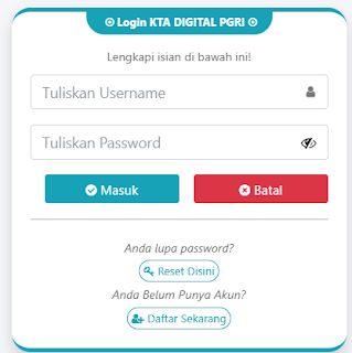 Register PGRI Sumatera Utara - Persatuan Guru Republik Indonesia Cabang Kabupaten Sumatera Utara